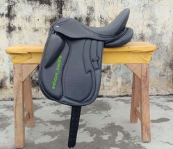ANTIQUESADDLE Leather Dressage Monoflap Changeable Gullets Saddle - $509.98