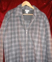 Womens Avenue Fleece Gray Jacket 14/16 L - $12.85