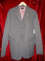 NEW Guess Jeans Pinstripe Blazer Sports Coat Jacket L - £35.51 GBP