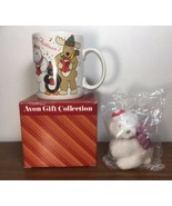Avon Gift Collection Christmas Cheer Mug With Polar Bear Ornament 1987 K... - £7.76 GBP