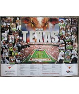 2009 TEXAS LONGHORNS FOOTBALL 18&quot; x 24&quot; Rolled Poster Schedule - Colt McCoy - $61.53 CAD