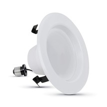 Feit Electric LED 4 Inch Recessed Lighting, 50W Equivalent, Dimmable Retrofit Do - $24.99