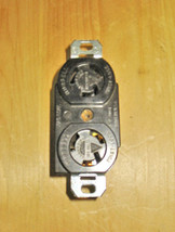 15 AMP 125 VOLT TWIST LOCKING DUPLEX RECEPTACLE (NEMA L5-15R, 2P, 3W) ~ ... - $21.99