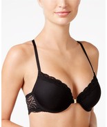 Natori 735023 Feathers Contour Underwire T-Back Bra Sz 34DDD Black - $37.87 CAD