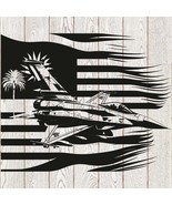 F 16(2) SVG LASER AND CNC READY FILE - $3.60