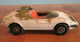 Vintage Corgi Toys Whizz Wheels Pininfarina Alfa Romeo P33 White Loose - $12.96