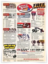 CSK Speed Shop Racing Parts Edelbrock Weiand Vintage 2000 Full Page Maga... - $7.76