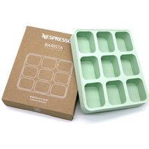NEW Nespresso Barista Collection Silicone Ice Tray Mold Green Made In It... - £10.07 GBP