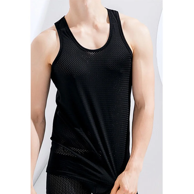  tank summer bodybuilding fitness muscle singlet man s clothes sleeveless slim fit vest thumb200