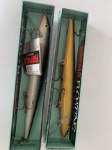 Rapala Original Floating Gold 7&quot;  And Gray Lot Jerkbait Fishing Vintage - £23.64 GBP