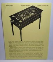 Jiggers Pinball Marketplace Magazine Game Machine AD Artwork Sheet 1980 ... - £22.32 GBP