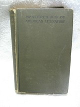 Antique Copyright 1891 Masterpieces Of American LITERATURE-Houghton,Mifflin &amp; Co - £18.32 GBP