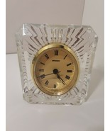 Vintage Staiger Made In Germany Crystal Desk Mantle Shelf Clock - £9.34 GBP