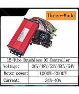 Brushless Ebike Controller 60v 48v 36V 2000w 1000w Electric Scooter LCD ... - $82.97