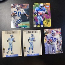 Barry Sanders 1995 Football Card Lot 5 Cards Upper Deck Skybox Topps Stadium - £6.38 GBP