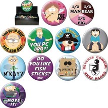 South Park TV Series Metal Button Assortment of 11 Ata-Boy YOU CHOOSE BU... - $1.99