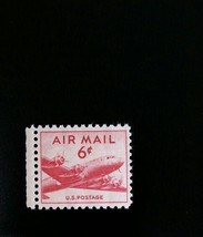 1949 6c DC-4, Small Plane, Air Mail Scott C39 Mint F/VF NH - $0.99