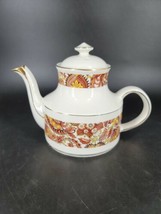 Vintage Arthur Wood Teapot 5300 Golden Rim Floral Pattern No chips, no C... - $13.93