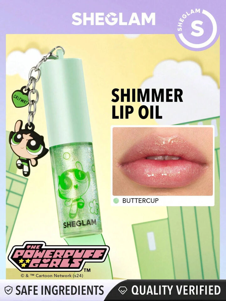 SHEGLAM Powerpuff Girls X Trio Lip Gloss Blossom Gift Y2K Holiday Makeup Item image 11