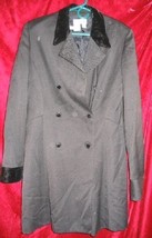 Womens Jeselle Wool Black Business Suit Jacket Coat 12 - £23.50 GBP