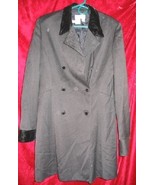 Womens Jeselle Wool Black Business Suit Jacket Coat 12 - £23.77 GBP