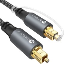 Optical Audio Cable 6ft 1.8m Optical Cable for Soundbar Braided Slim Met... - $21.20