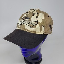 Budweiser Dale Earnhardt Jr Camouflage Strapback Hat Adjustable Brown  - £9.15 GBP