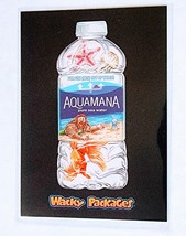 2017 Wacky Packages 50th Anniversary Aquamana Pure Sea Water Sticker Trading Car - $2.50