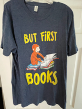 But First Books Curious George Monkey Tshirt Size Large - £15.86 GBP