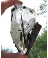 MAGNIFICENT DARK GREEN TOURMALINE IN QUARTZ CRYSTAL MINERAL SPECIMEN CHR... - $768.42 CAD