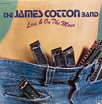 James Cotton Band &quot;Live And On The Move&quot; 2 LP Set - Gatefold - Buddah BD... - £6.31 GBP