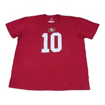 NFL San Francisco 49ers Jimmy G Garoppolo Red 3XL Short Sleeve Jersey Tee READ - £10.44 GBP