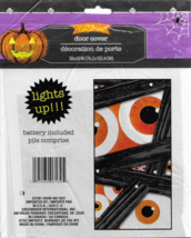 Halloween Light Up Party Decoration Haunted Door Cover 30" x 60" Inches image 6