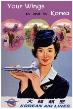 Decoration Poster.Interior design.Room art.Korean Travel.Aviation.7392 - £12.93 GBP+