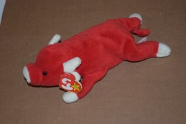 1995 TY Beanie Baby Snort The Bull W/ PVC Pellets And Style 4002 Error R... - $645.71 MXN