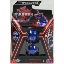 Bakugan Titanium Hammerhead Spin Master Battle League Set Blue - $9.75