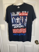 One Direction Midnight Memories 2014 Concert Tour T Shirt Adult Size M - £14.02 GBP