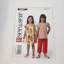 See &amp; Sew 6307 Size 2-8 Girls&#39; Top Dress Pants - £10.08 GBP