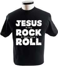 Jesus Is My Rock And Thats How I Roll Shirt For Christians Religion T-Shirts - £13.54 GBP+
