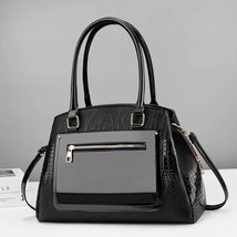 Women&#39;s Bag  Autumn And Winter Lizard Pattern Bright Leather Fashion Shoulder Cr - £33.57 GBP