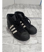 Adidas Women Pro Model B39372 Black Basketball Shoes Sneakers Size 5 - $34.99