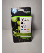 New Genuine HP 934XL 935 Black Color 4PK Ink Cartridges OfficeJet Pro EX... - $40.83 CAD