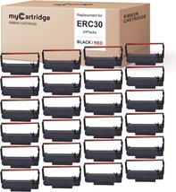 myCartridge 24 Pack ERC30 ERC-30 ERC 30 34 38 B/R Compatible with Ribbon - £28.58 GBP