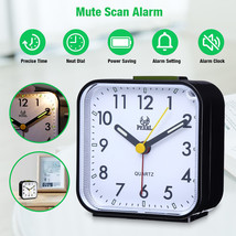Led Snooze Alarm Clock Battery Operated Backlight Desk Bedside Table Hom... - $22.79