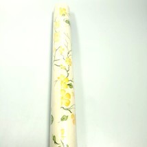 Contact Self Adhesive Paper Yellow Flowers Green Butterflies 8 Yds Vintage 1987 - £17.96 GBP