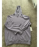 Billabong Women&#39;s Wave Washed Pullover Purple Hoodie Pockets Size XL Lounge - $536.37 MXN