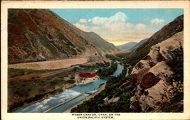 Union Pacific System POSTCARD-WEBER Canyon, Utah, Union Pacific System BK59 - £3.72 GBP