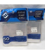 (2) Packs Of (50) Fantasy Flight Games Clear Sleeves Square Board Game S... - $15.83