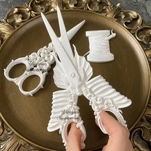 Scissors Silicone Mold Relief Epoxy Resin Plaster Fondant Sewing Set Mould - $32.66