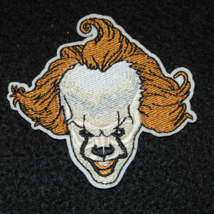 Pennywise Head IT Cartoon Clothing Iron On Patch Decal Embroidery - £5.54 GBP
